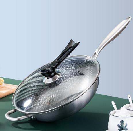 Honeycomb Non-Stick Frying Pan - Home Use Wok