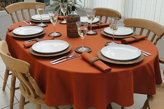 Disposable Non Woven Tablecloth TNT Fabric Banquet Tablecloth and Hotel Table Cover