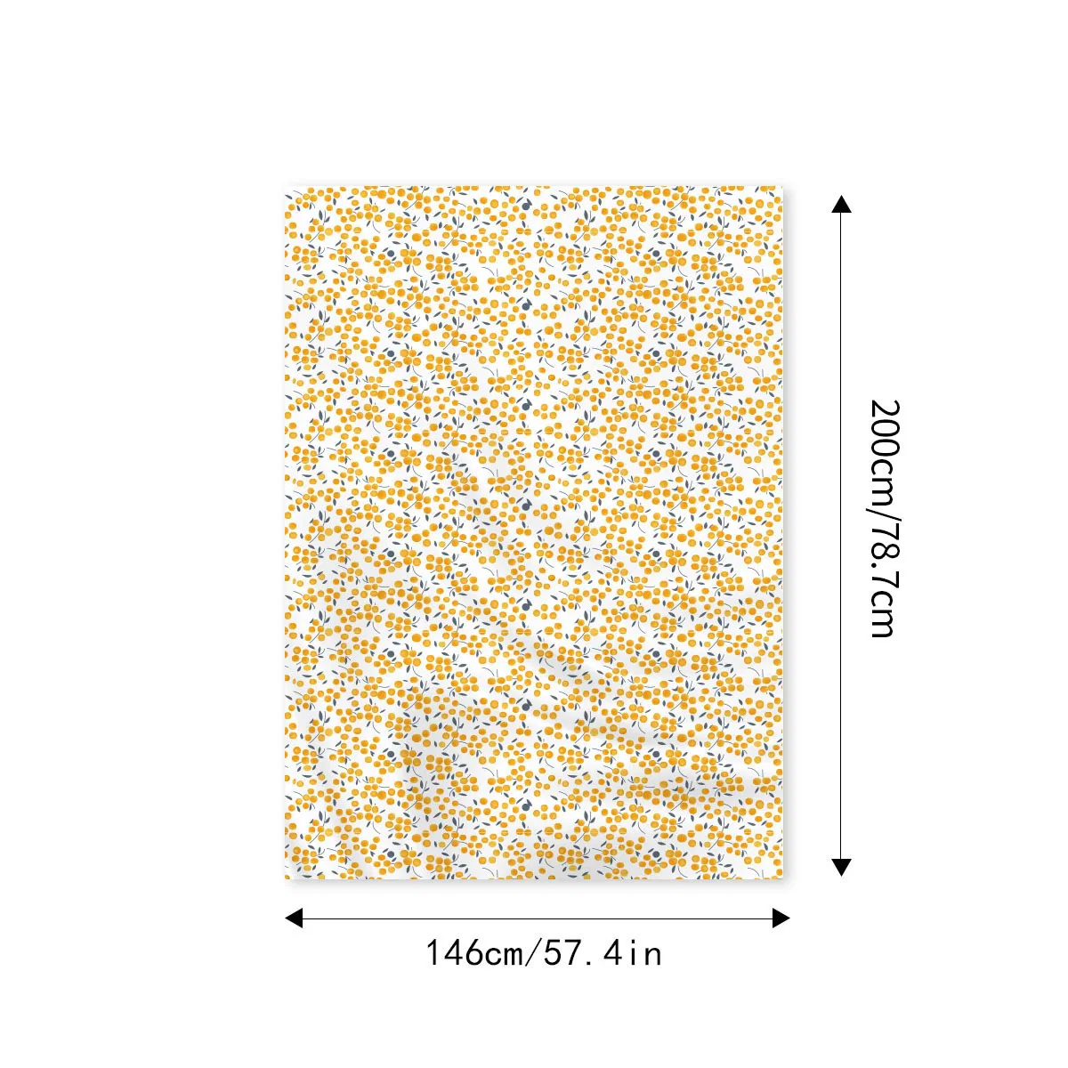 Waterproof and Wear-Resistant Thickened Tablecloth for Home Kitchen, Fruit Printed Tablecloth Tabletop