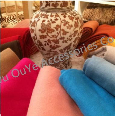 Factory Quality Luxury Soft Cozy Solid Cashemre Throw Knit Blanket