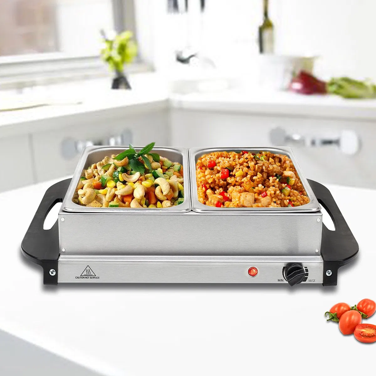 High-Quality Stainless Steel Roll-Top Chafing Dish/Buffet Food Warmer 2021