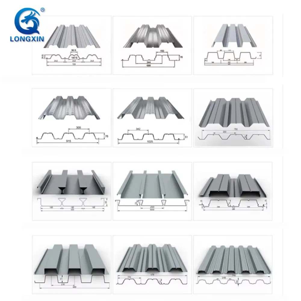 Factory Wholesale Composite Decking Steel Pans Construction 1.2mm Metal Deck Steel Floor Deck