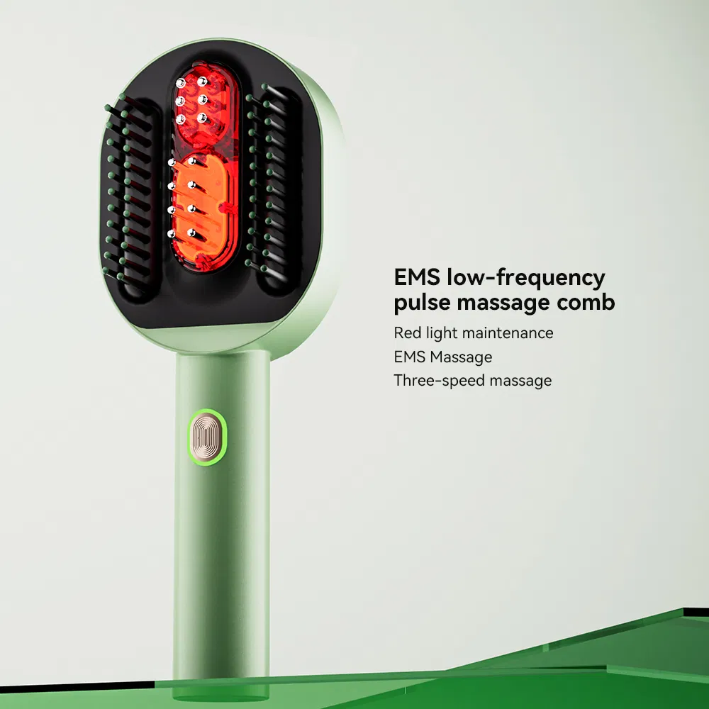 Электрический массажер для головы Baichang с EMS и красным светом