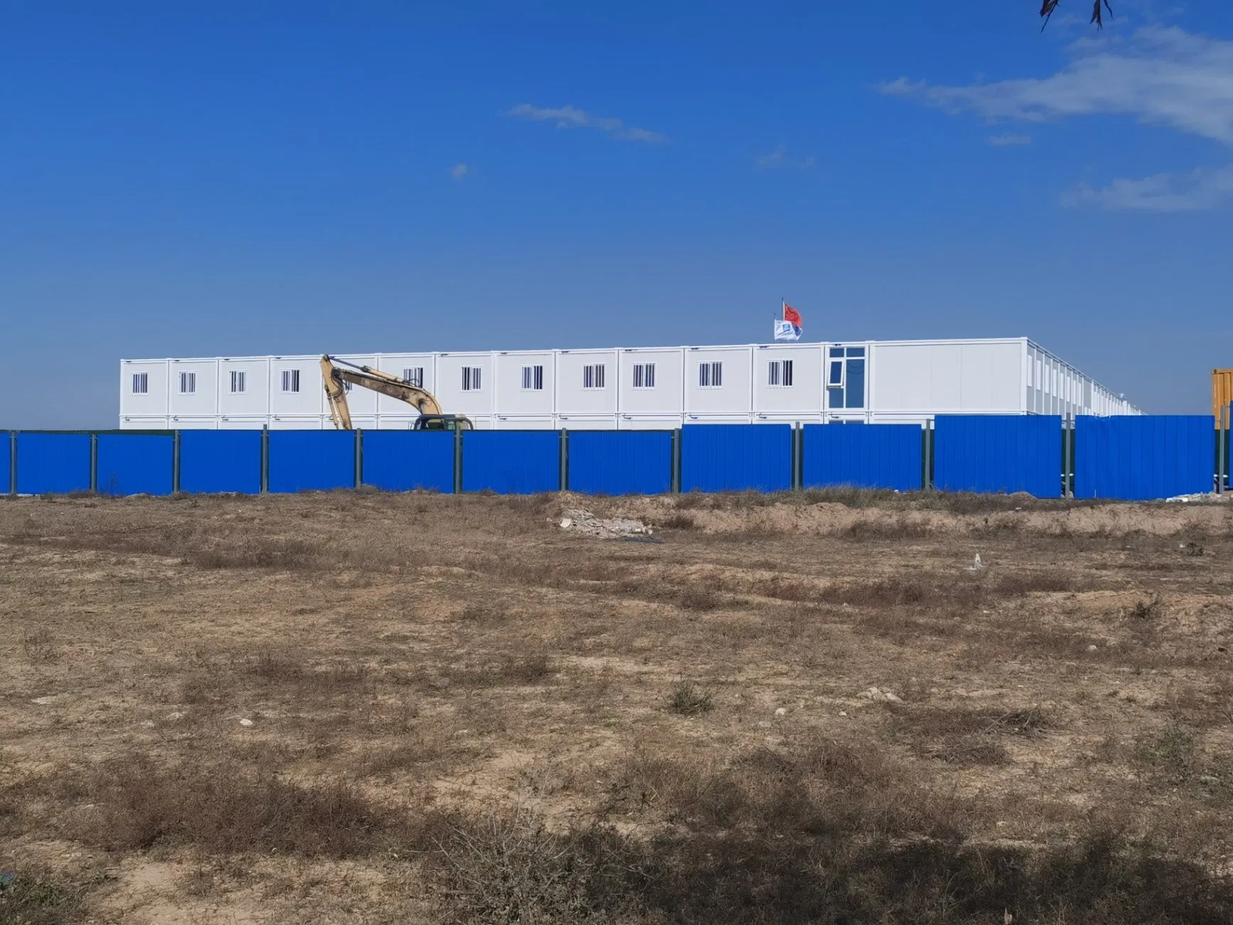 Container Office Toilet Container House in Building Site