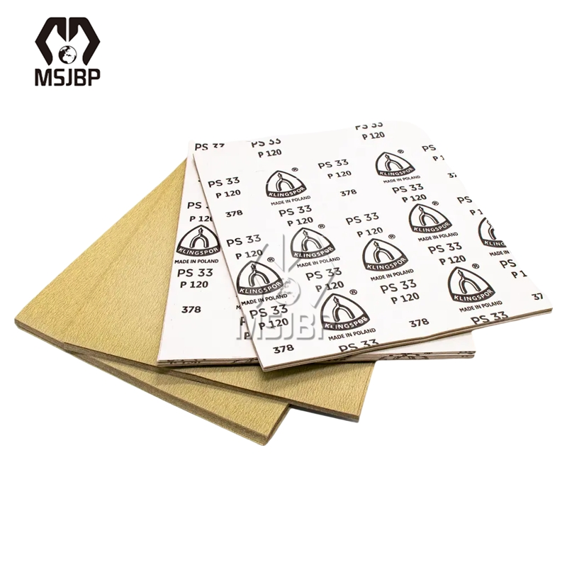 Klingspor Yellow Aluminum Oxide Sandpaper