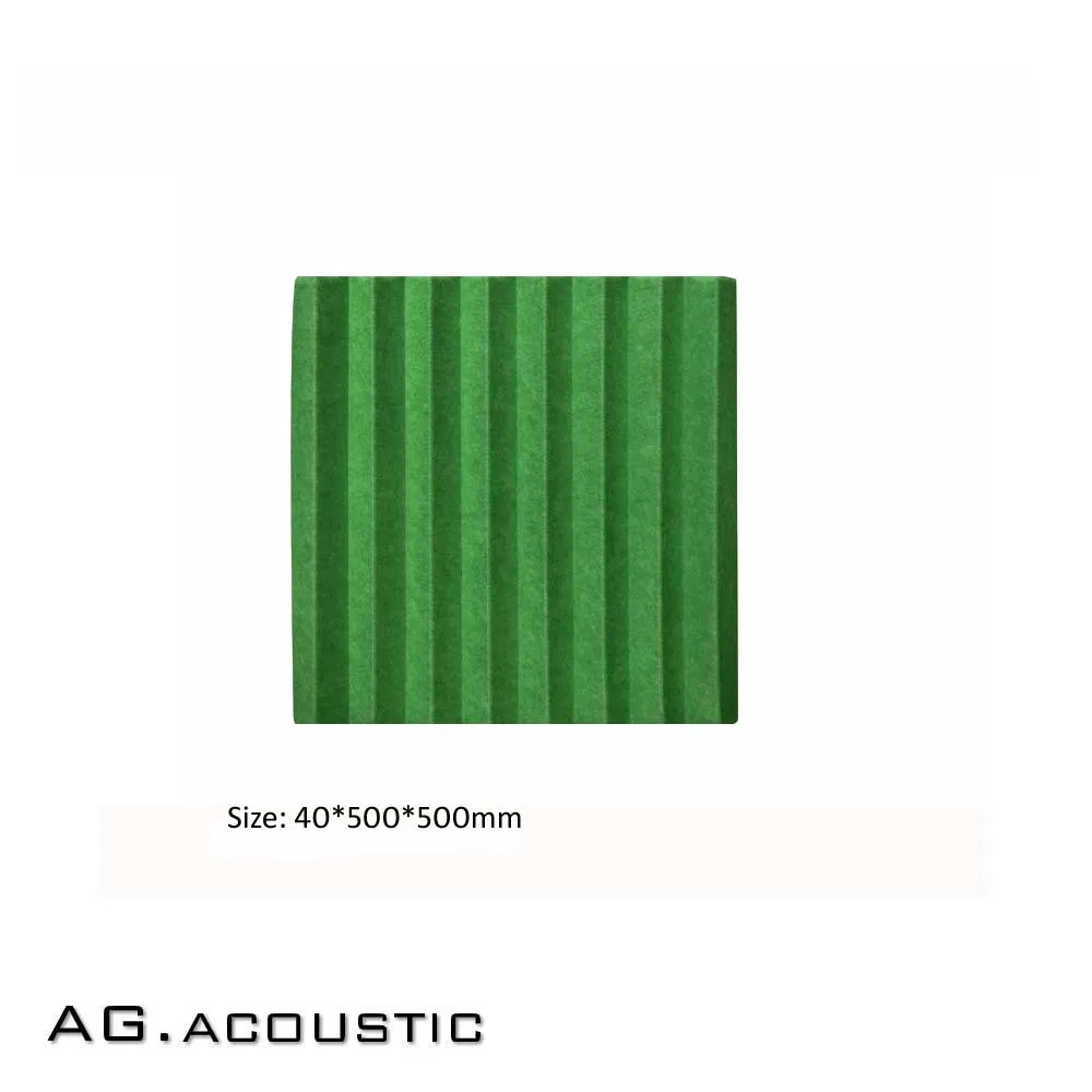 AG. Acoustic New Pop Design 3D Polyester Fiber Sound Absorbing Wall Tiles for Studio Room Decoration