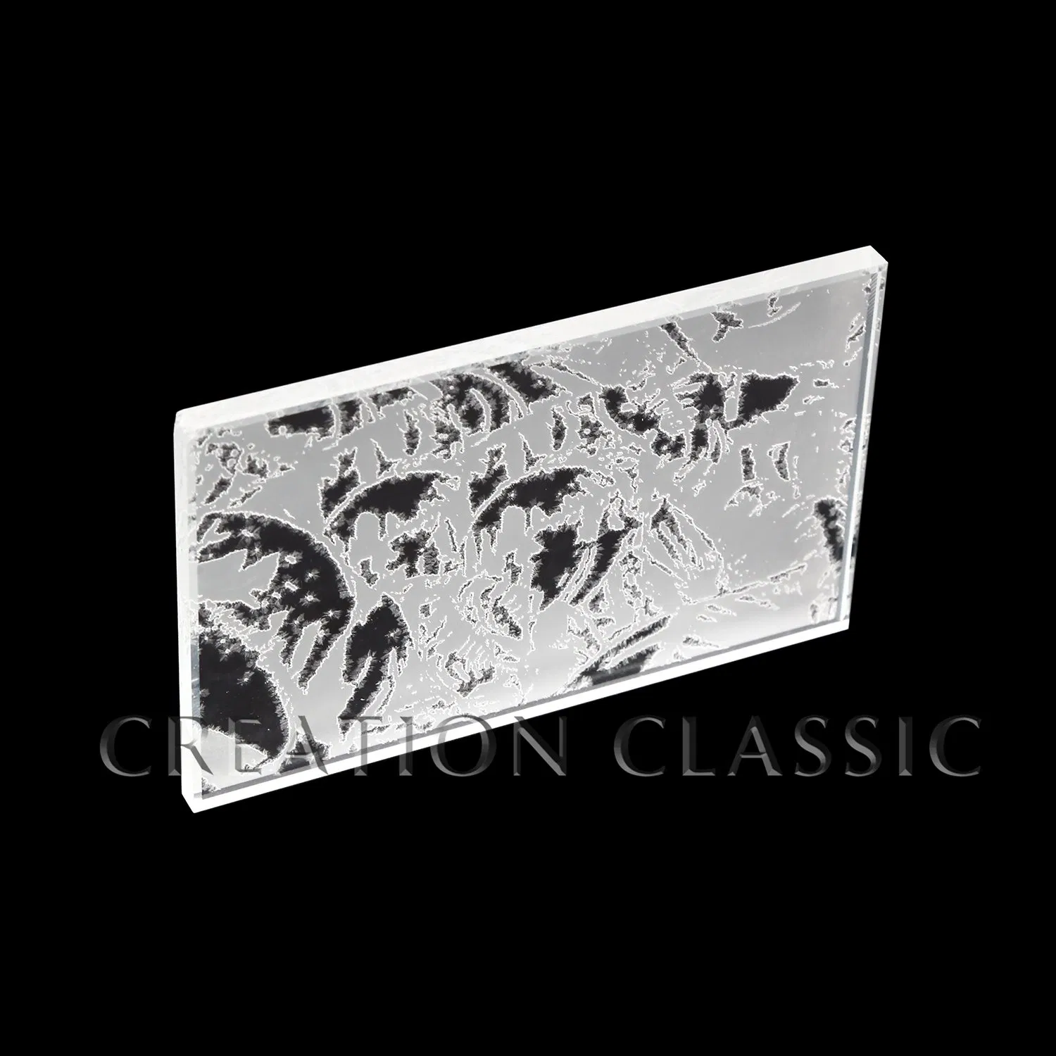 5mm/6mm/8mm Clear Acid Etched Frosted Glass for Luxury Hotel