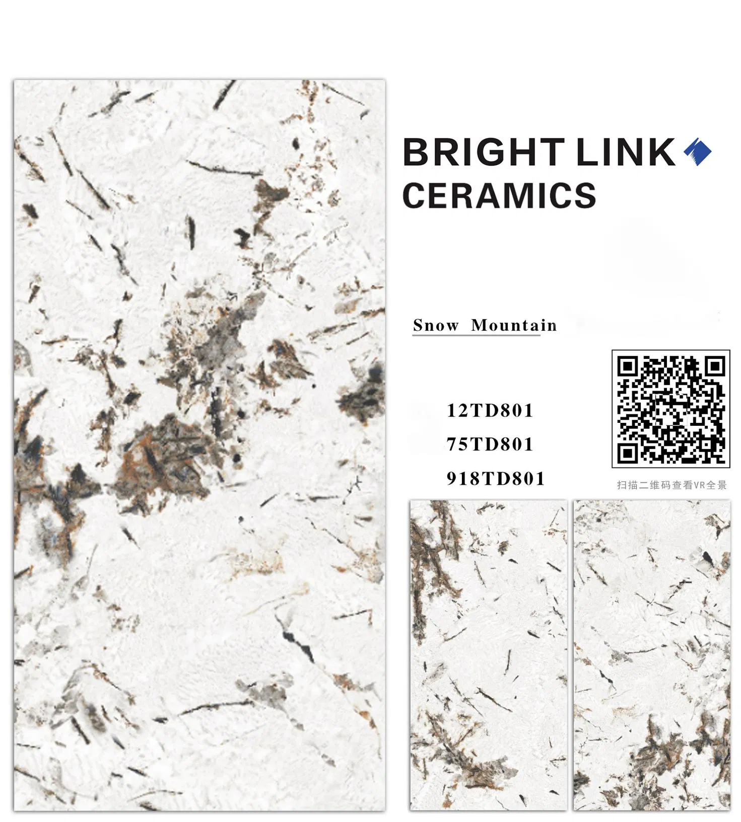 Foshan Vitrified Marble Porcelain Polished Floor Wall Tile