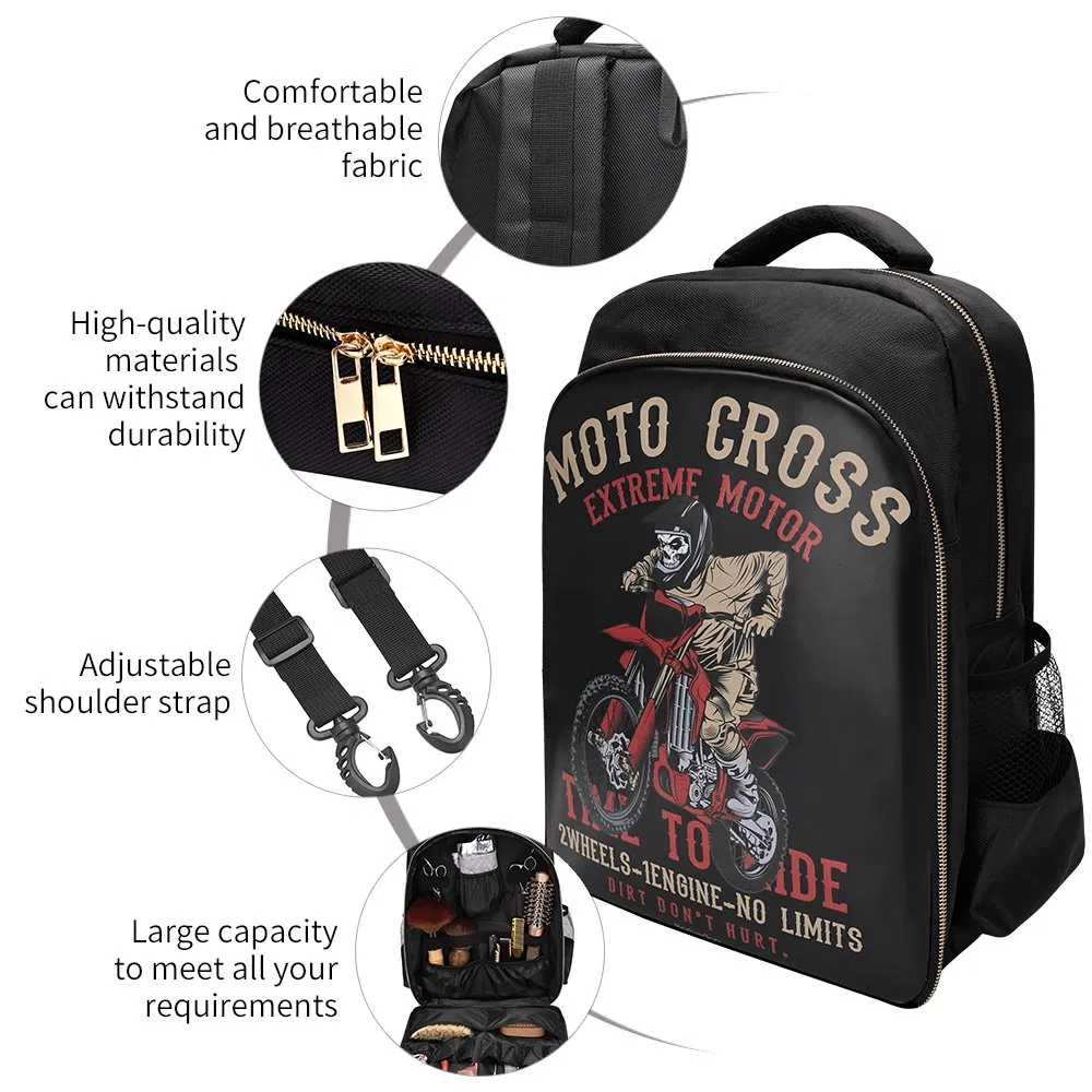 Hair Salon Multi Pocket Hairdresser Tool Backpack Multifunctional Barber Supplies Storage Bag