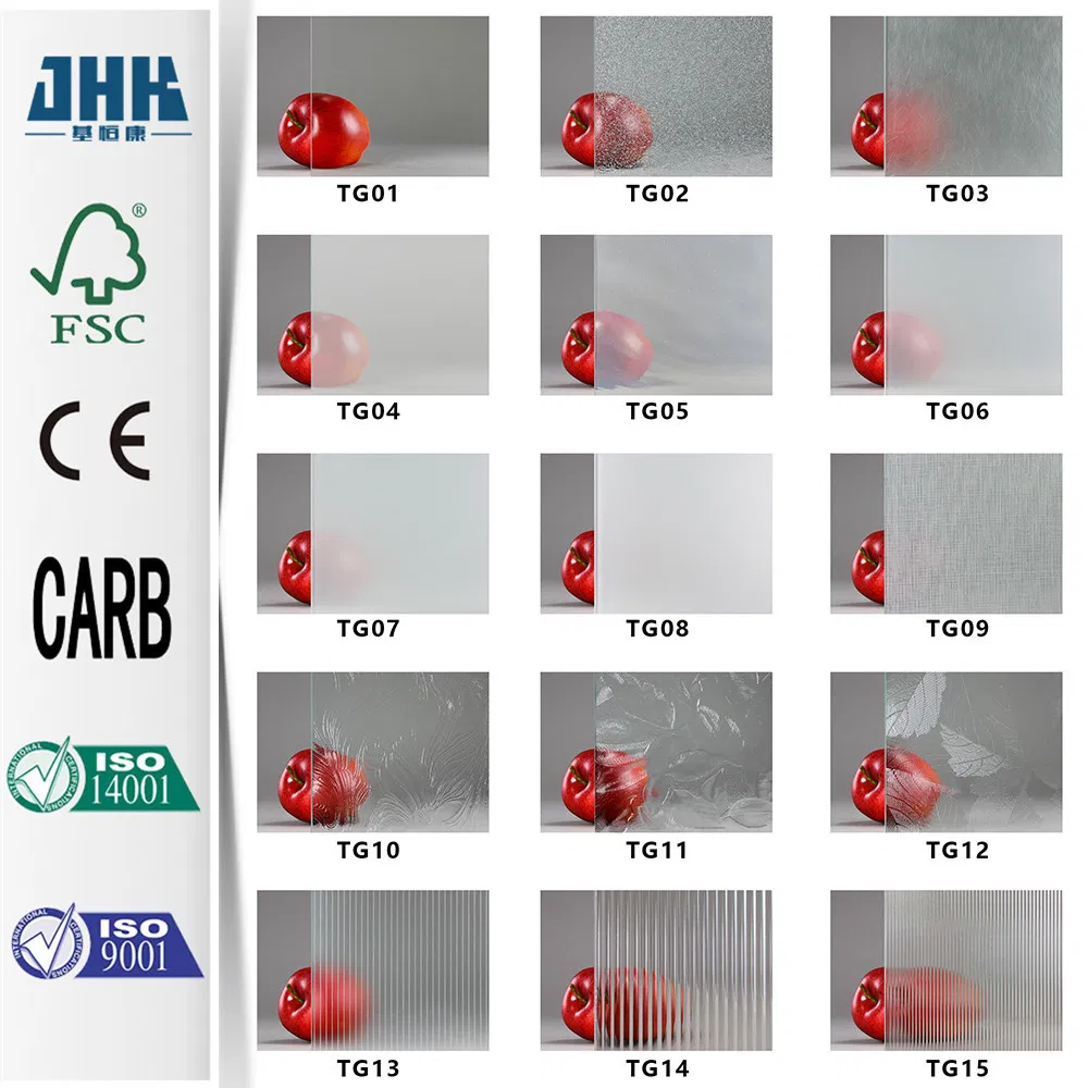 Jhk White Bethroom Interior Wooden French Glass Door