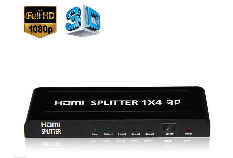 HDMI Splitter 4 Ports, HDMI 4K Splitter