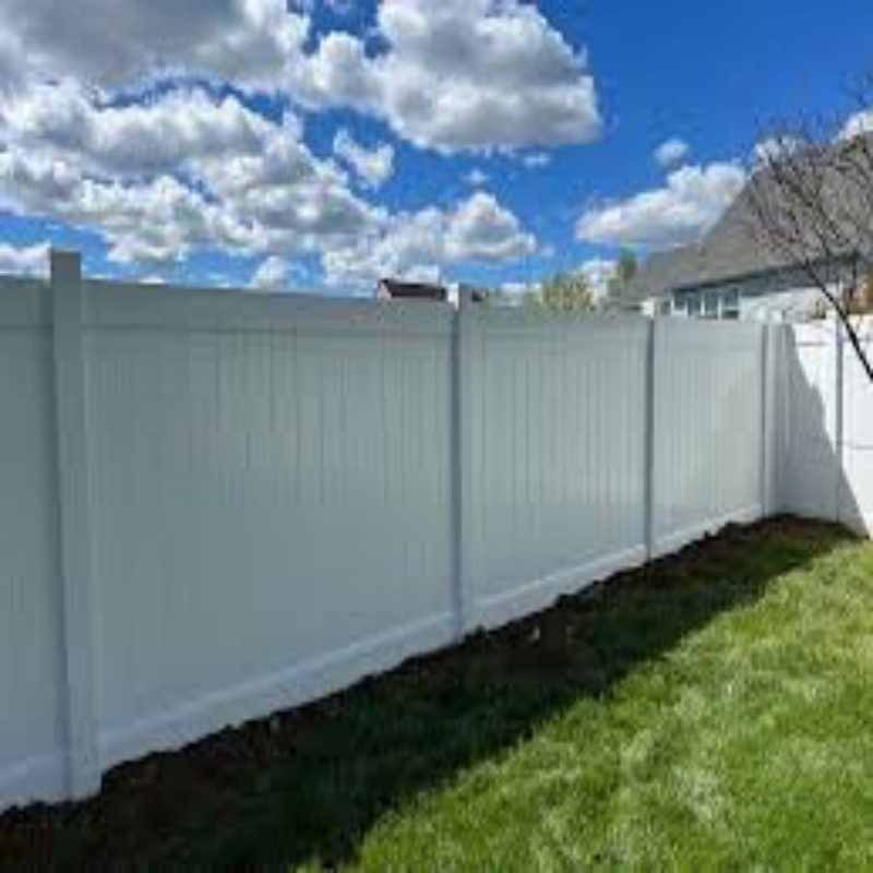 Hsj Heavy Duty Vinyl Privacy Fence PVC Fence Weatherproof PVC Poolside Barrier Panel Tall Fences for Privacy Modular PVC Privacy Fence