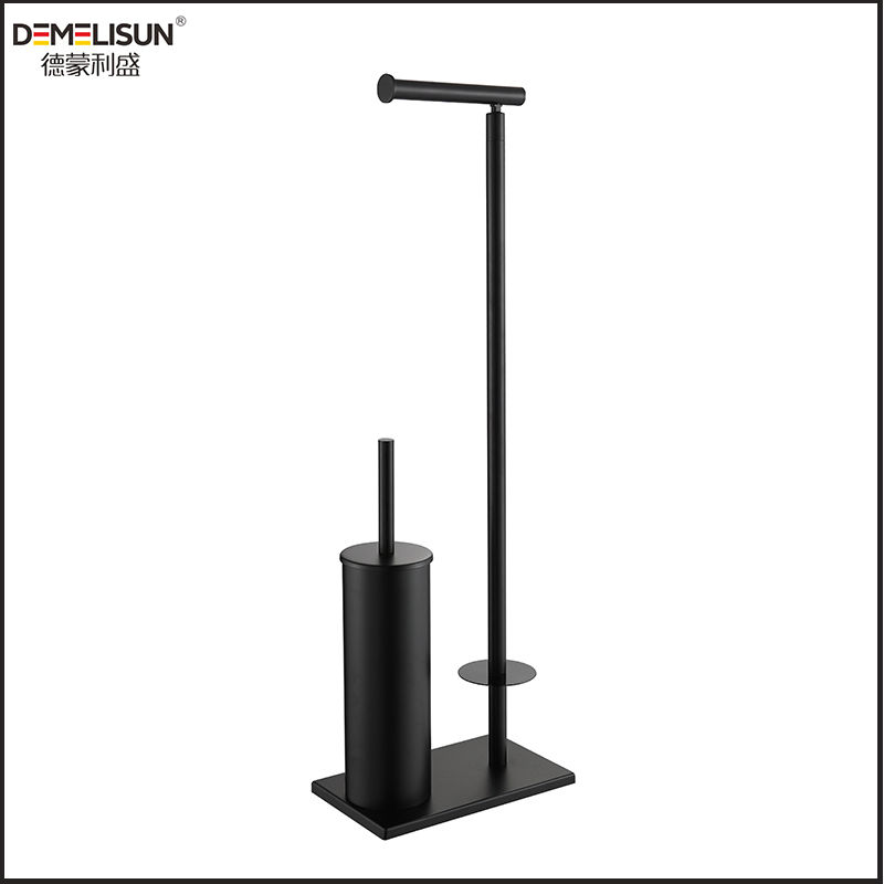 OEM Modern Bathroom Accessories Tissue Paper Holder with Toilet Brush Stand