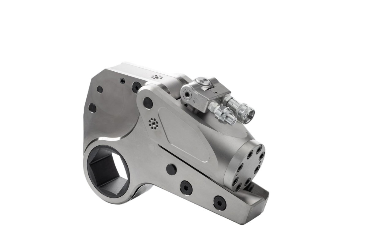 Schmidt 2000-10000nm Hollow Cassette Hex Low Profile Hydraulic Torque Wrench for Wind Turbine (M36 Bolts)