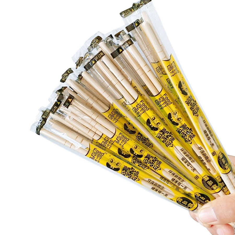 OPP Bag Packing Custom Natural Bamboo Chopstick