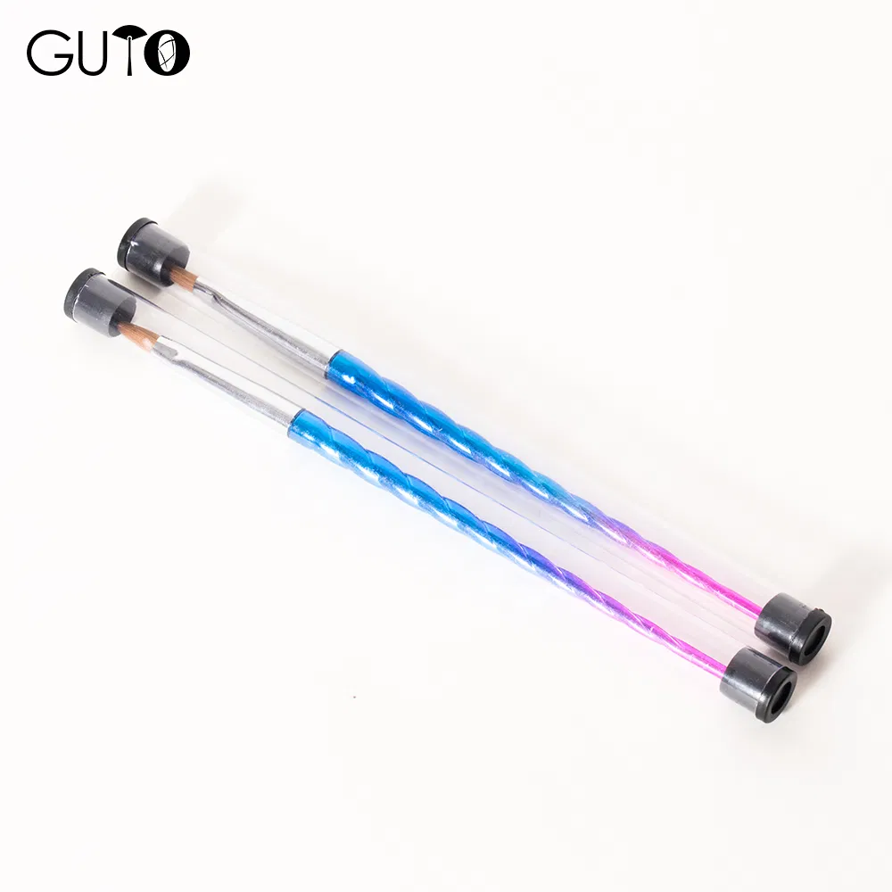 Fashion 100% Kolinsky Spiral Rod Nail Acrylic Brush for Nail Art