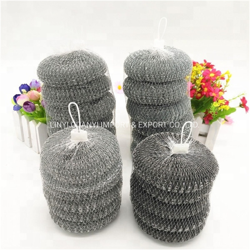 Stainless Steel 410 Wire Metal Pot Scourer Spiral Scrubber