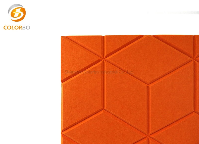 None Formaldehyde PET Noise Cancelling Acoustic Wall Panels
