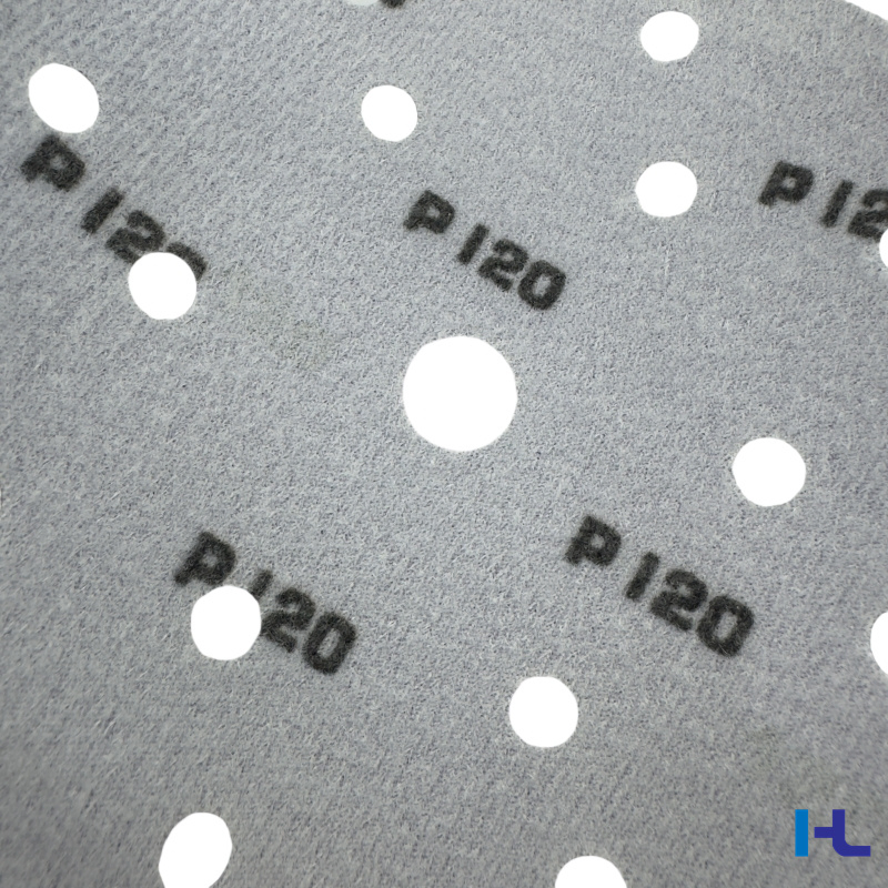 115mm 125mm 150mm 6inch 17holes Purple Hook&Loop Sand Abrasive Ceramic Sanding Grinding Disc for Polishing Car, Vessel, Composite Materials, Wood, Metal