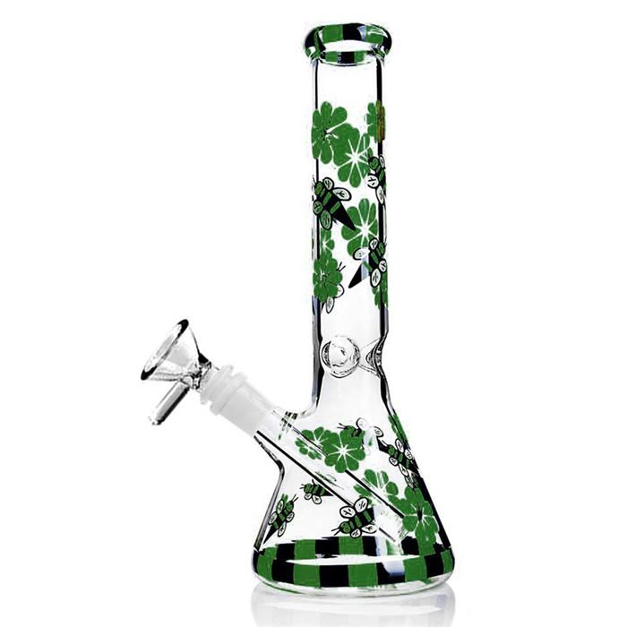 Factory Wholesales Downstem Glass Bottle Water Pipes DAB Rig