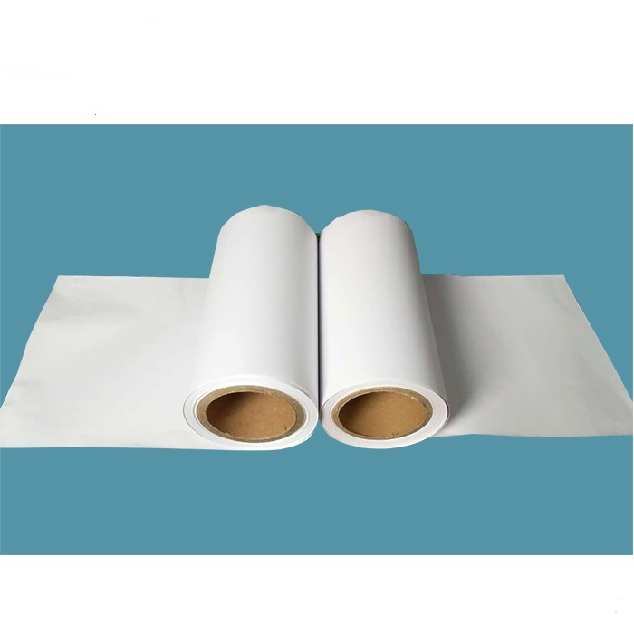 White Silicone Coated Glassine Paper in Roll