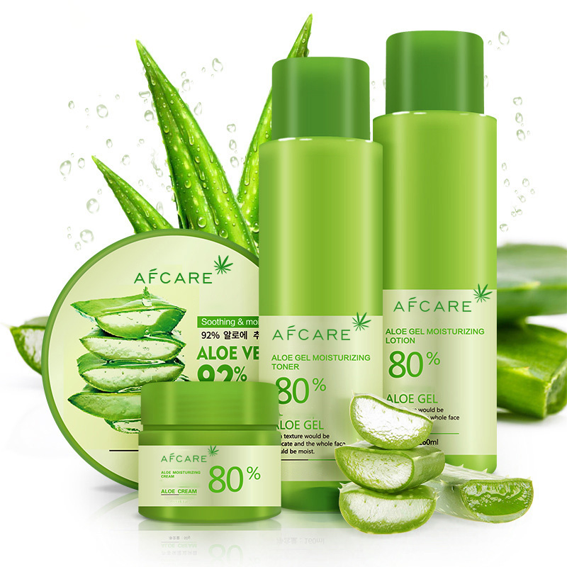 Aloe Vera Honey Anti -Inflammatory Skin Care Set Facial Whitening Dead Skin Remove Face Cleanser Set