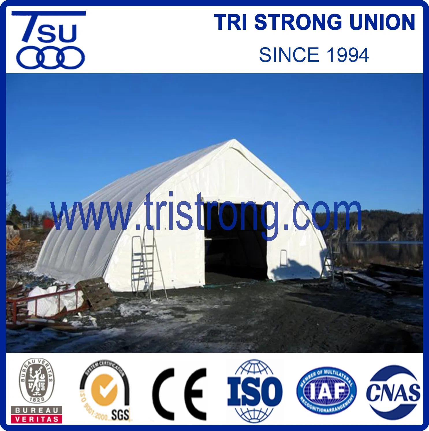 Peak Roof Tent with Steel Square Tube Frame (TSU-1536S/TSU-1639S/TSU-2430S/TSU-3240S/TSU-3250S)