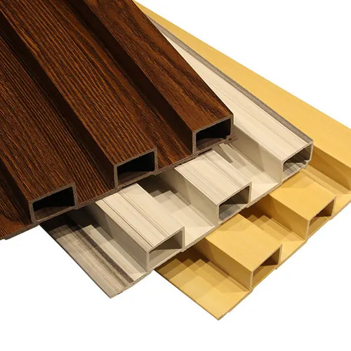 Waterproof Composite Cladding Wood Plastic Wall Panel Fluted Composite WPC Panel