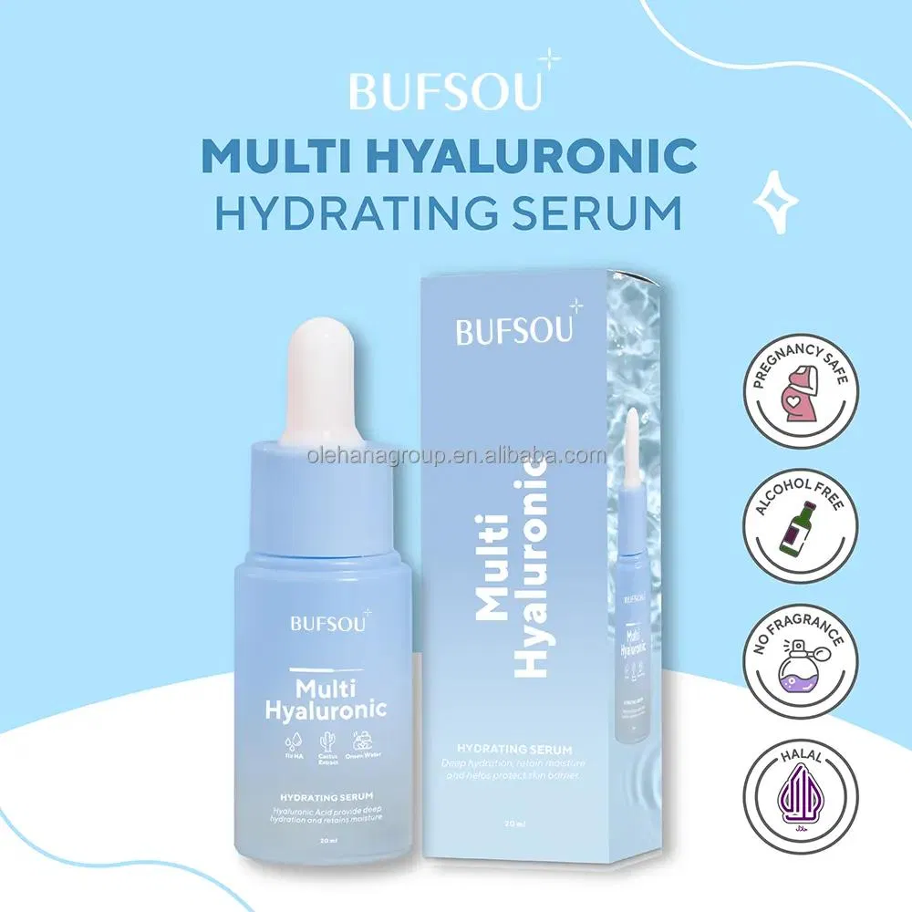 Customized New Beauty Skin Care 5 in 1 Acial Serum Whitening Anti-Oxidant and Anti Aging Face Serum Hyaluronic Acid Serum