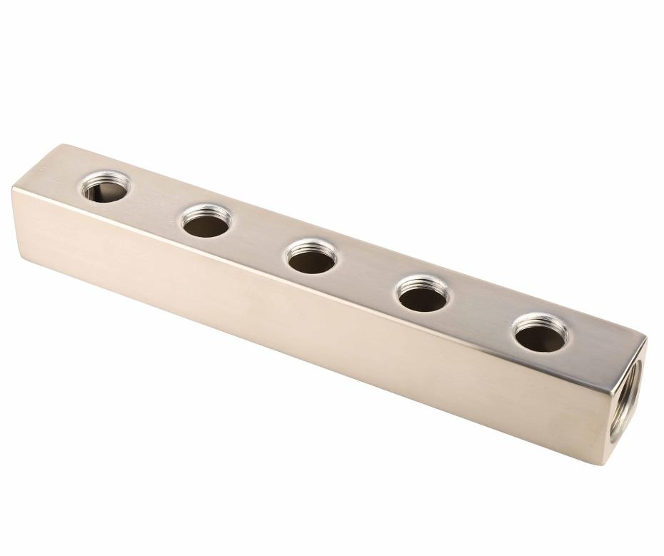 2-12 Loops Collector Water Manifold with Flowmeter for Radiant Floor Heating Distribution System