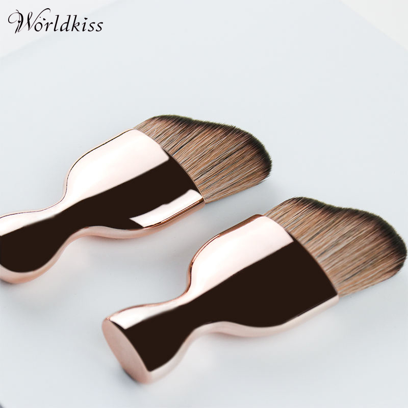 Portable Multifunction Synthetic Hair Custom Foundation Contour Blending Stippling Makeup Brush