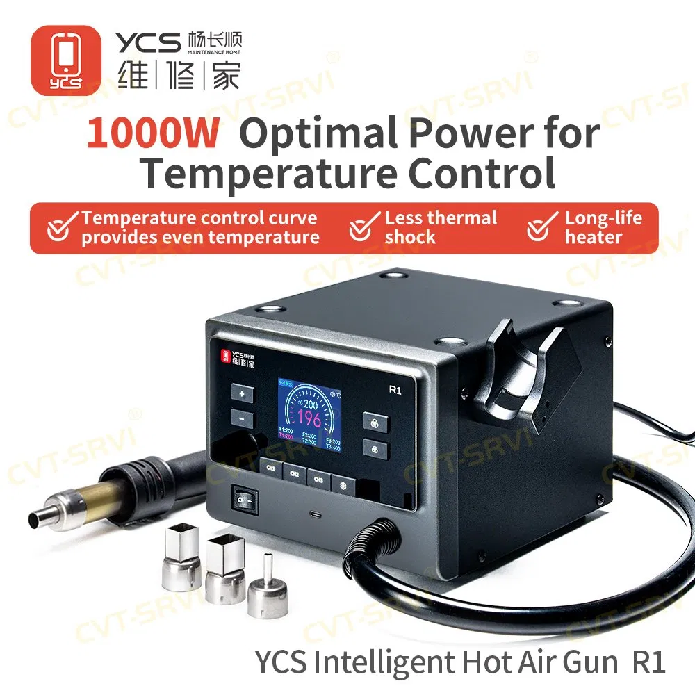 Ycs Intelligent Hot Air Gun R1 Desoldering Equipment for Mobile Phone Repairing Pistola De Calor De Reparar Cellular
