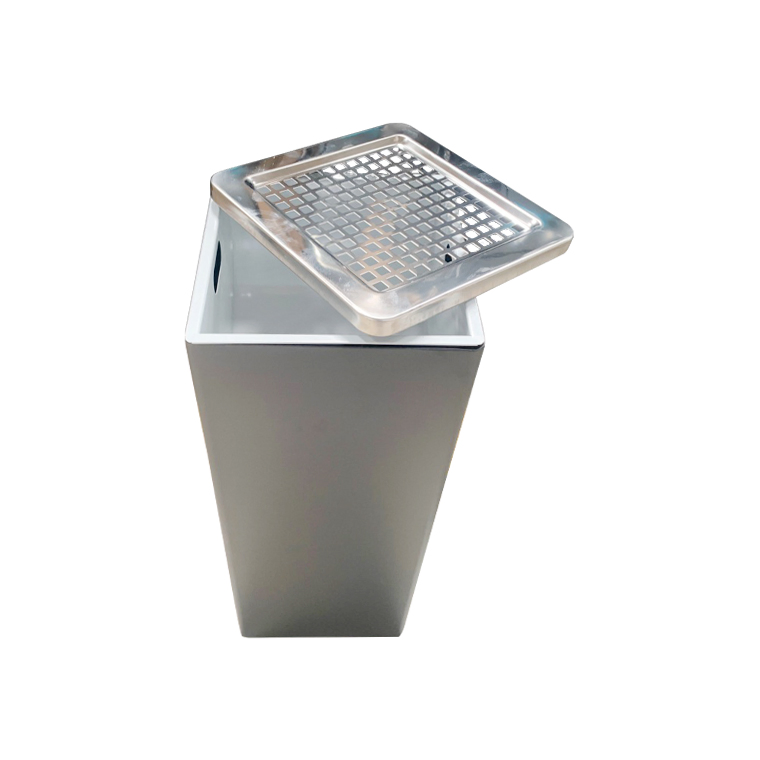 Brand New Business Trash Can Versatile Stainless Smoking Steel Ashtray for Hotel