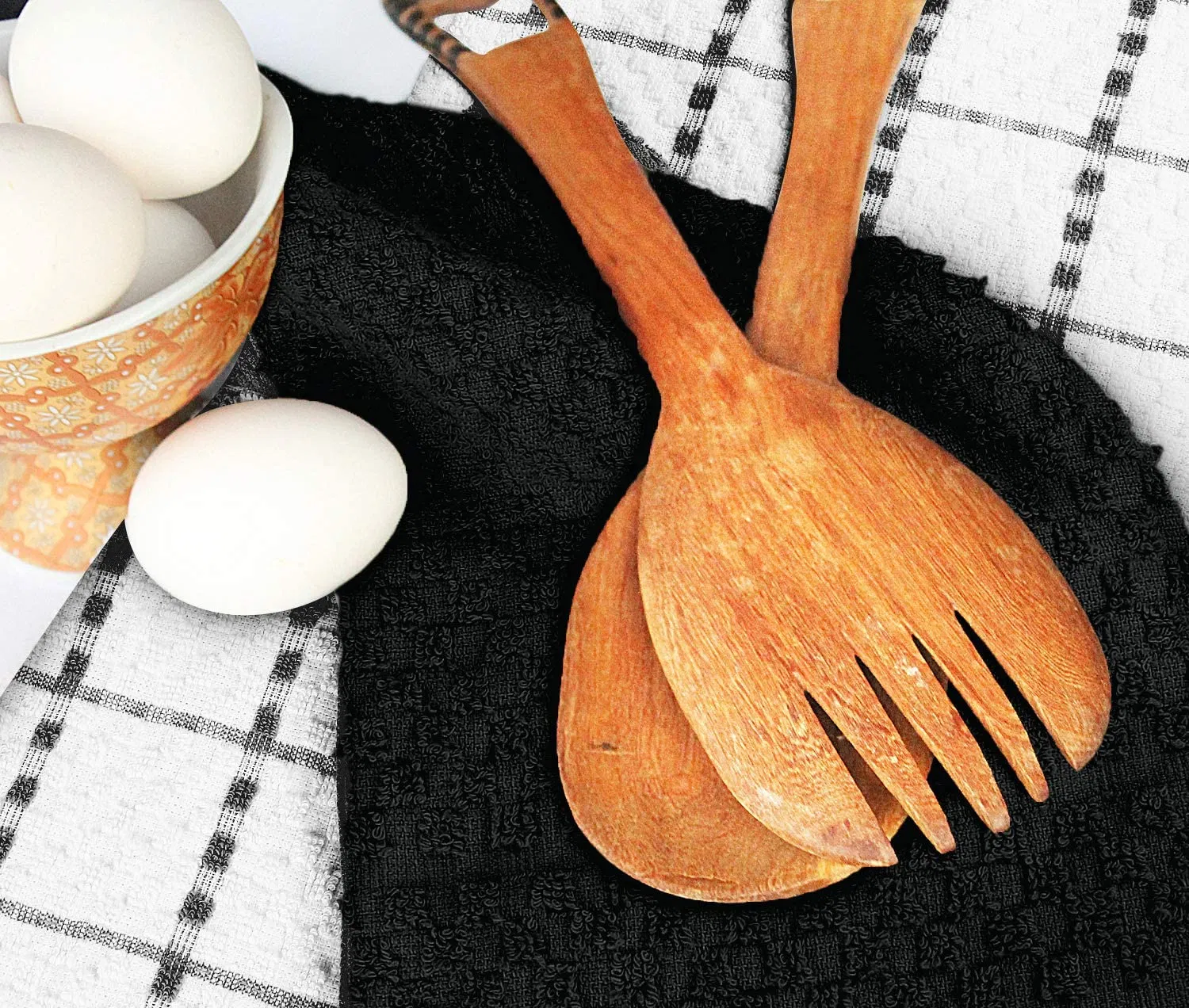 Cotton Kitchen Towels Set for Everyday Cooking and Baking