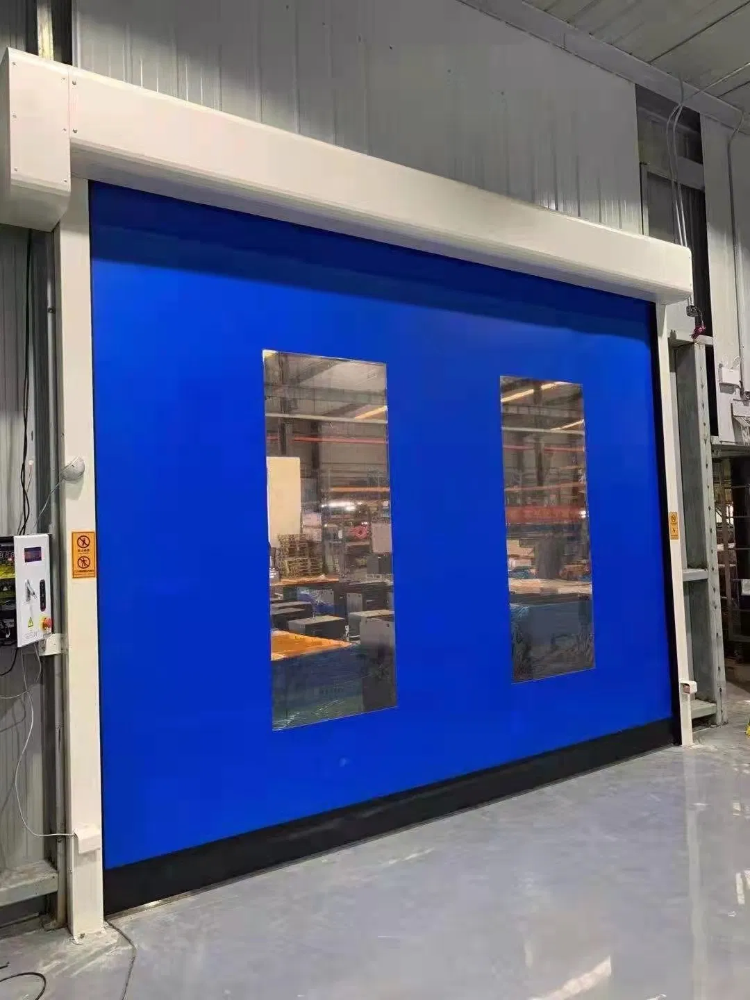 Anti-Corrosion Insulated Zipper Roll up Door for Coastal Areas