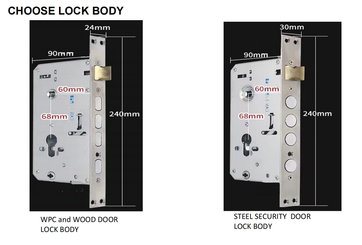 Dikeman Hot Selling Digital Touch Electronic Smart Door Locks Waterproof Outdoor Smart Lock with Fingerprint