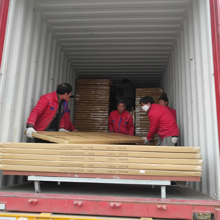 Shengyifa Apartment Villa Polymer PVC Panel WPC Door Waterproof Interior Door Skin