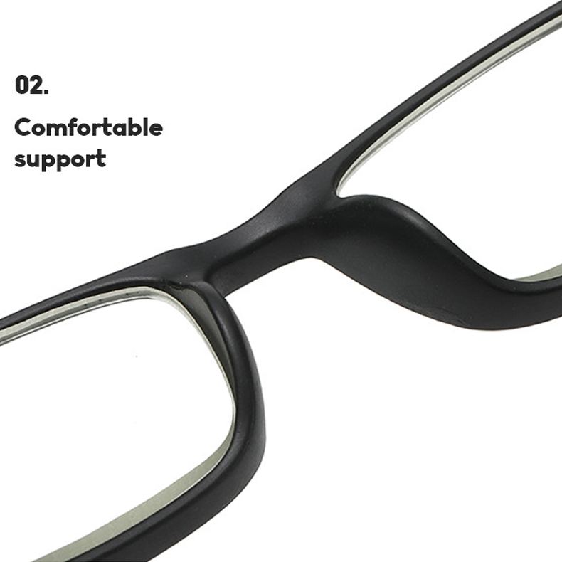 New Product Fashion Comfortable Gradient Color Frame Anti Blue Light Glasses Ultralight Women Colorful Reading Glasses