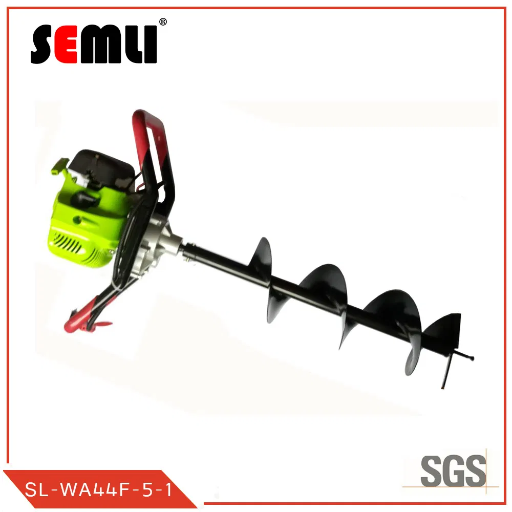 Hand Push Earth Auger and Digging Machine Mini Skid Steer Earth Auger