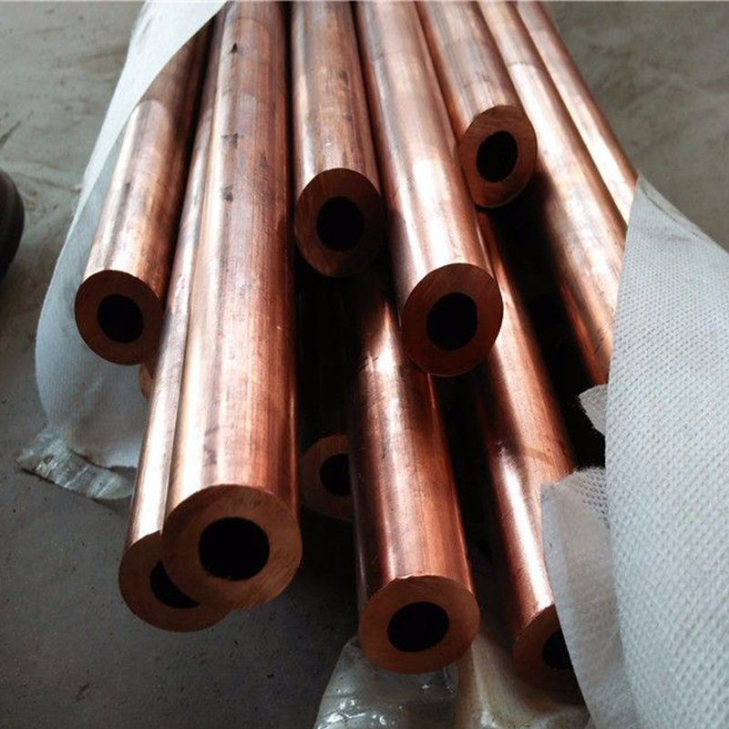 Seamless 6"Sch40 CuNi 90/10 C70600 C71500 Pancake Coil Red Copper Pipe Brass Tube Pure Copper Straight Air Conditioner Insulation Pipe Copper Nickel Pipe