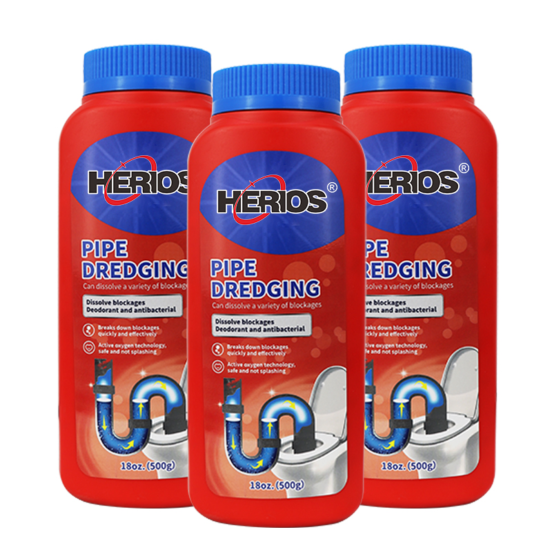 500g Bathroom Kitchen Pipe Cleaner Pipe Dredging Agent Sink Drain Cleaner