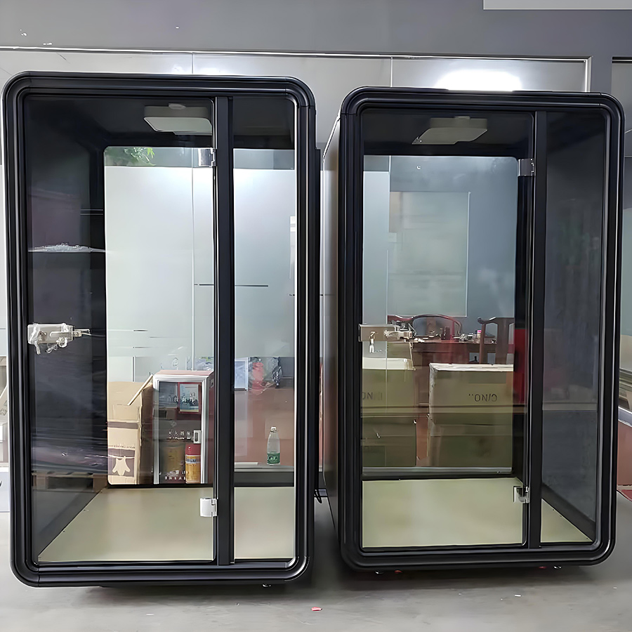 Customized High Sound Insulation Fireproof Vocal Isolation Booth Apple Cabin
