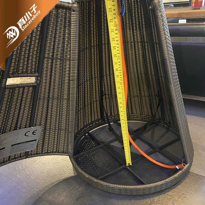 CE Certified Pyramid Flame Outdoor Patio Heater Gas Heater