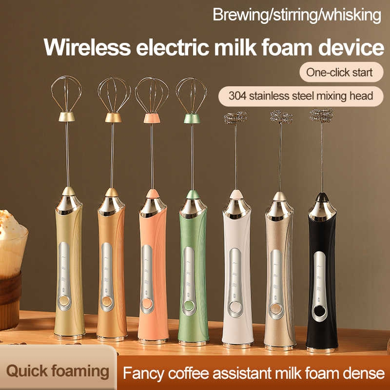 Smart Kitchen Accessories Electric Wireless Handheld Mixer Electric Whisk Low OEM MOQ