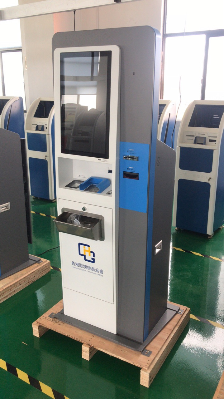 Self-Service Currency Exchange Machine Crypto ATM Kiosk Btc Machine
