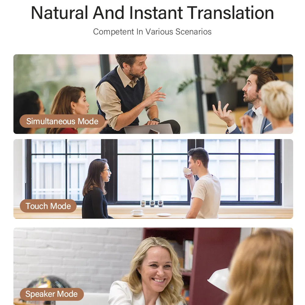 Переводчик-наушник Bluetooth V1 для конференций и путешествий