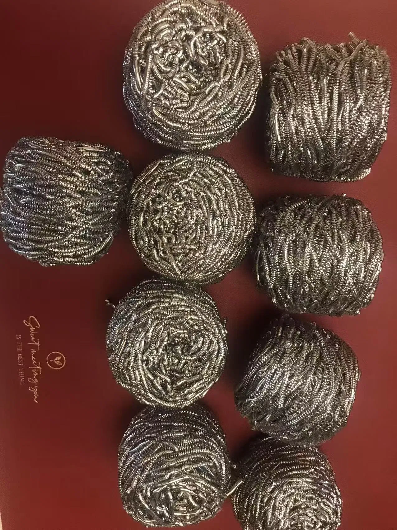 410 Stainless Steel Scourer for Kitchen Cleaning with Collective Package