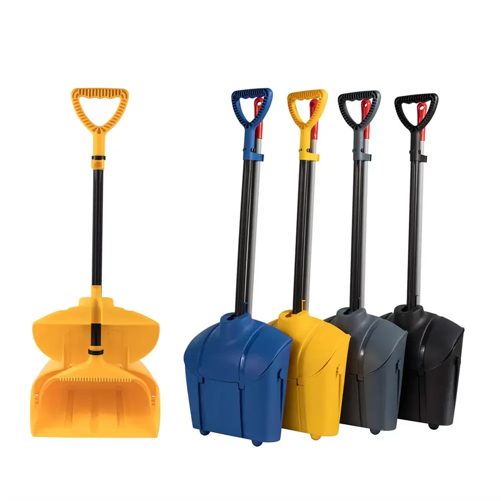Commercial Dustpan with Windproof Cover