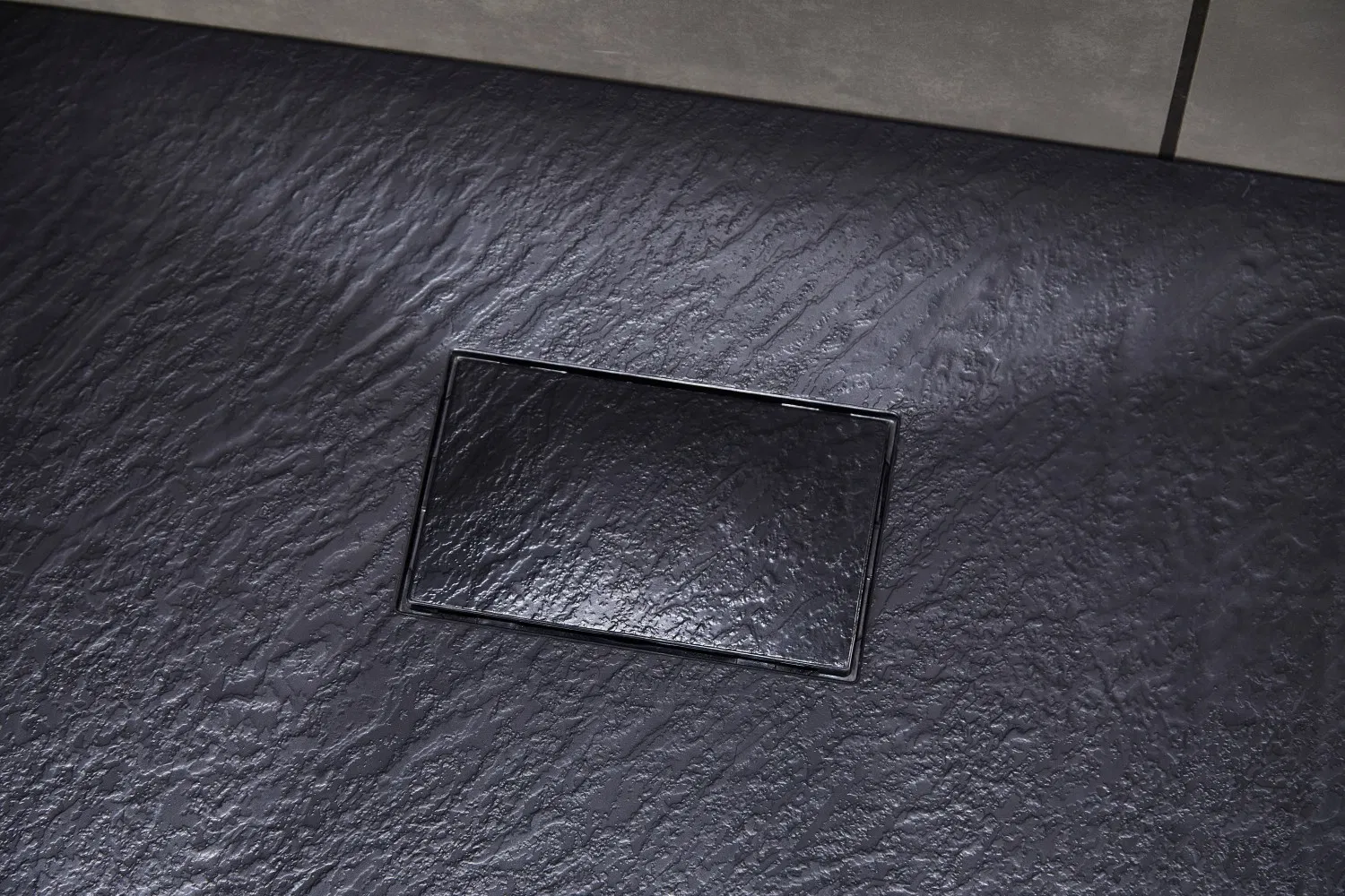Black Color Bathroom Anti Slip SMC Shower Tray