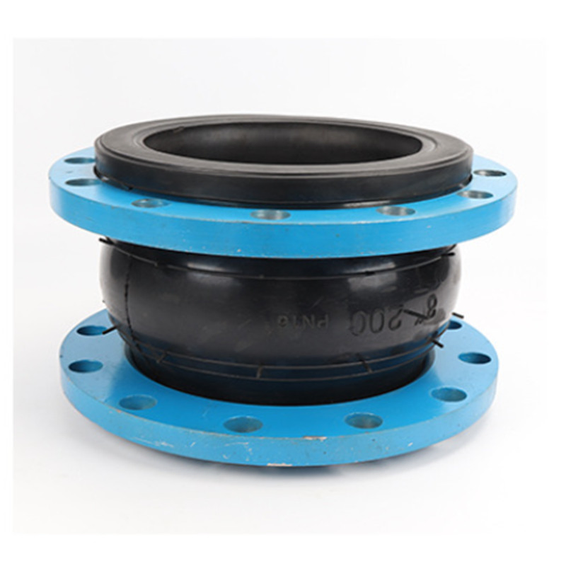 Rubber Expansion Joint Single Sphere Carbon Steel Zinc Plated Rubber Expansion Joint